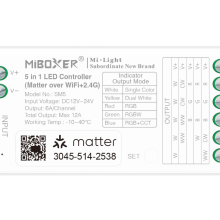 MiBoxer SM5 5-in-1 LED-Controller – Matter & 2.4 GHz MiBoxer SM5 5-in-1 LED-Controller – Matter & 2.4 GHz
