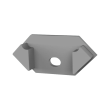 Endkappe für LED Alu Fliesenprofil Exo-F2_15 + Cover PC45 _16 Endkappe für LED Alu Fliesenprofil Exo-F2_15 + Cover PC45 _16