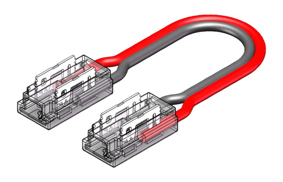 LED Strip-zu-Strip Verbinder – 2-polig LED Strip-zu-Strip Verbinder – 2-polig
