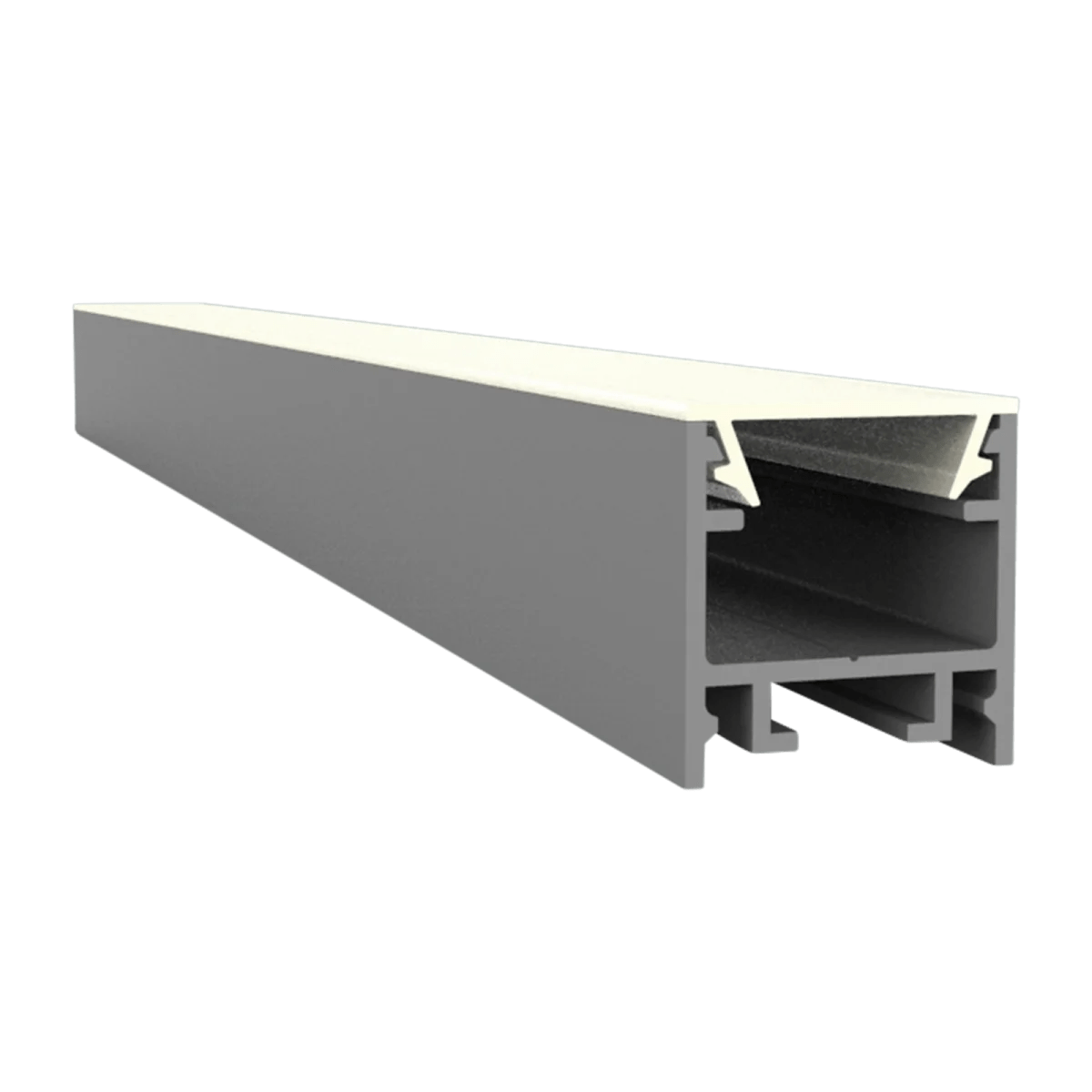 PC41-13 FLAT Abdeckung 2 m – für LED Profil Exo-A1/A1F/A2/A2F | opal – Bild 4