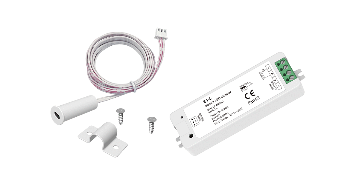 E1-L+ED Berührungsloser Türsensor-Schalter für LED-Streifen – 12–48 V, 8A, automatische Lichtsteuerung – Bild 4