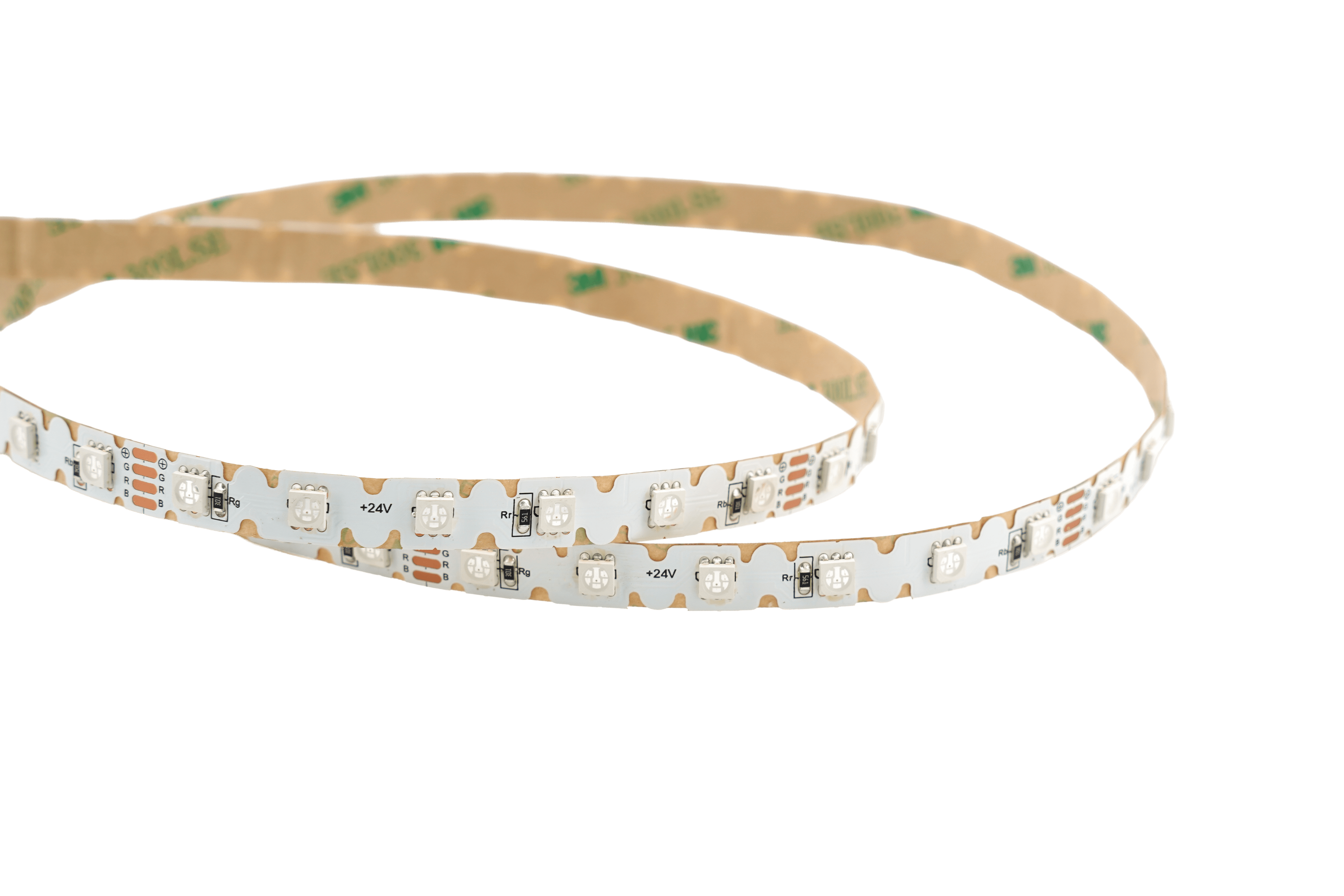 LED-ZigZag RGB Streifen 10 mm – 24 V, 60 LEDs/m, 14,4 W/m – ideal für Kurven & Rundungen – Bild 3