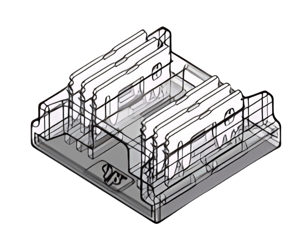 LED Strip-zu-Strip Schnellverbinder – 6-polig, lötfrei, für 12 mm RGBCCT COB LED-Streifen – Bild 3