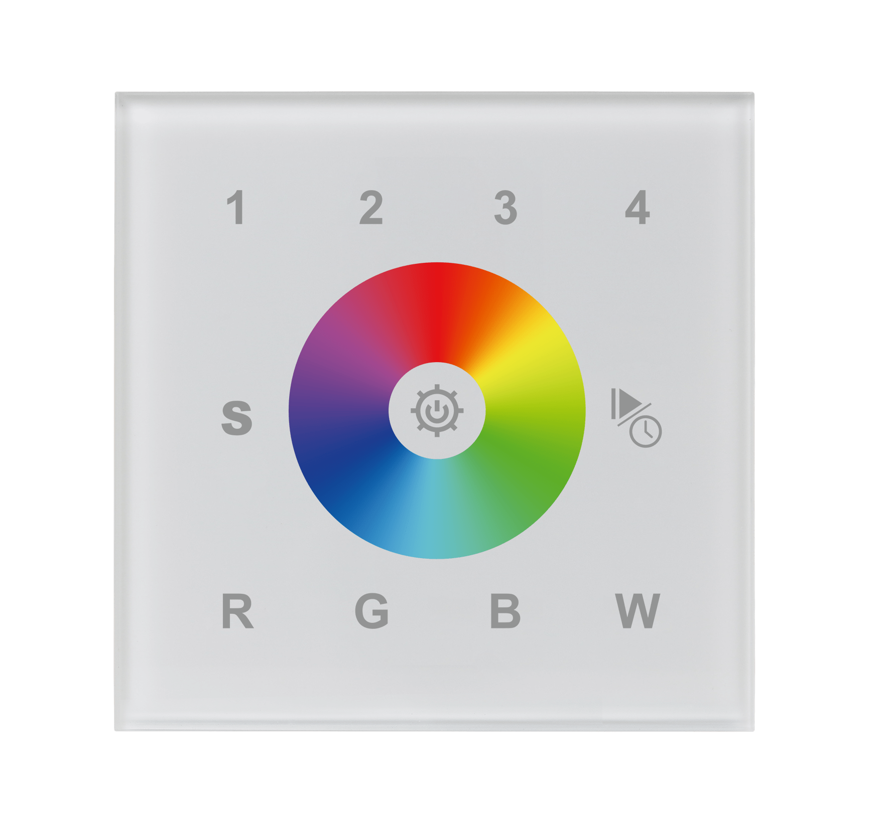 SR-2812Wi-DMX Touchpanel – RGBW Wandcontroller mit 4 Zonen, App steuerbar – Bild 3