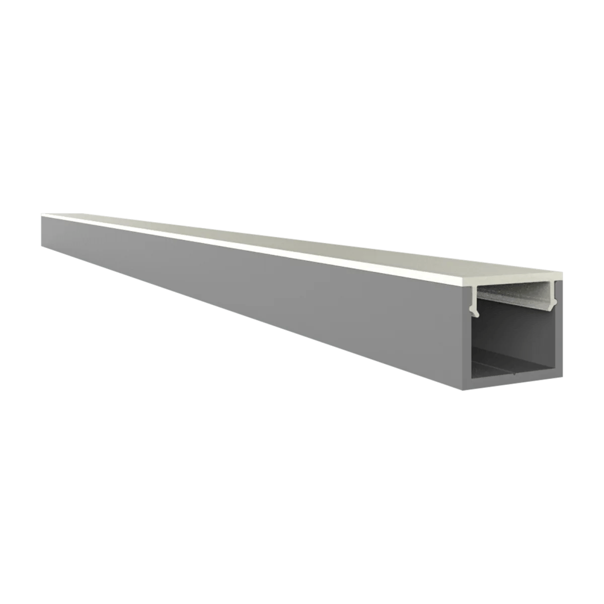 Ultraslim LED Alu Aufbauprofil 2m Exo-A0-8 (8mm) –| Flaches Aluminiumprofil für LED-Strips – Bild 3