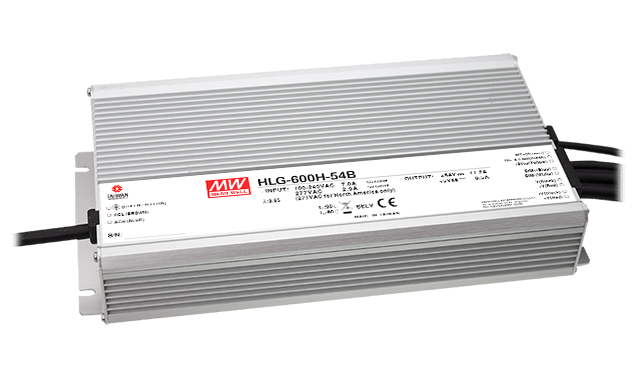 Mean Well HLG-600H-24B – 24V 600W LED-Treiber in IP67, dimmbar, Konstantspannung/Konstantstrom – Bild 3