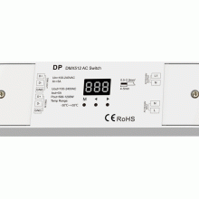 DP DMX512 AC-Schalter/ Relaismodul – 1-Kanal DP DMX512 AC-Schalter/ Relaismodul – 1-Kanal