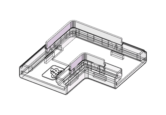 LED Eckverbinder – L-Form LED Eckverbinder – L-Form