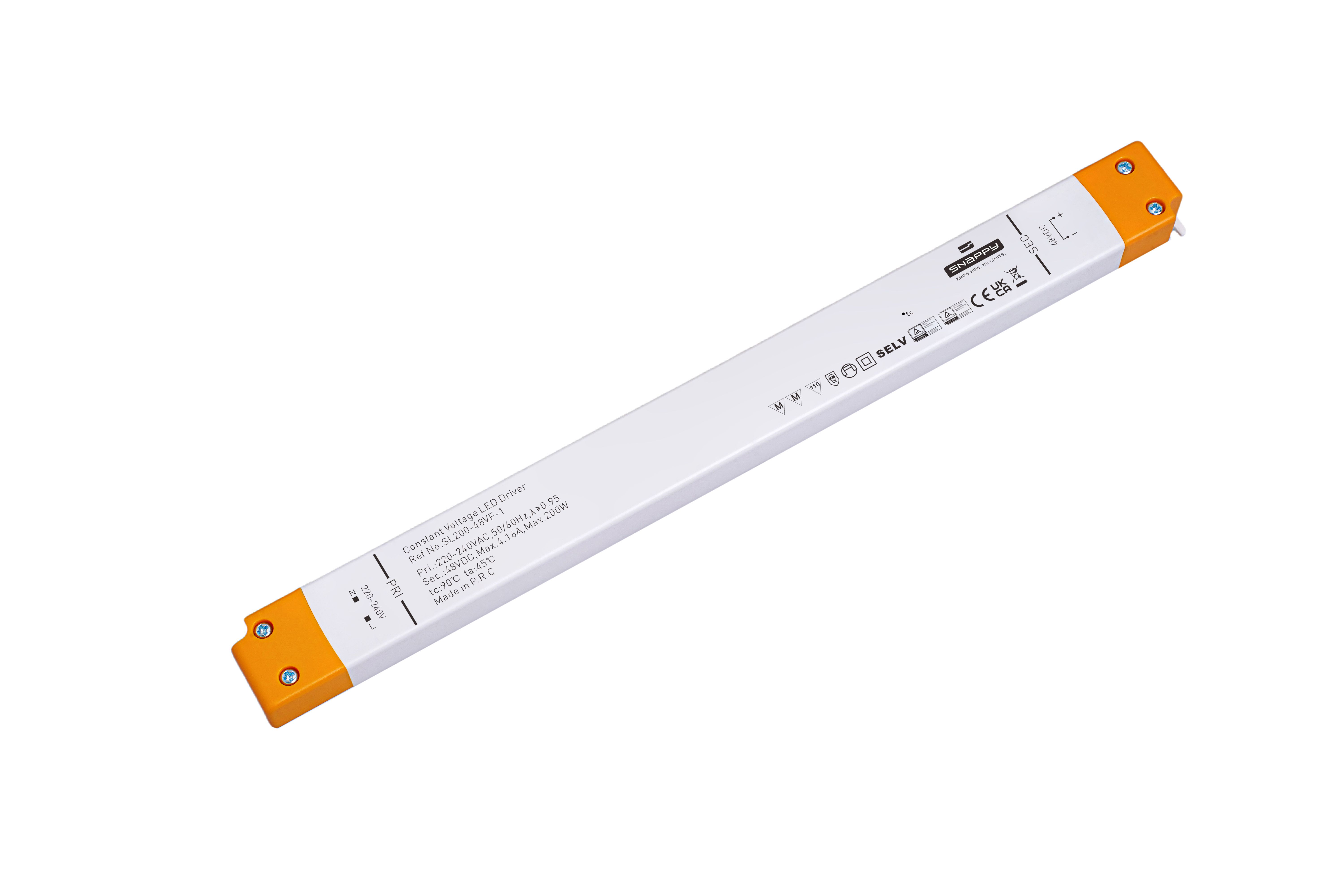 Snappy SL200-24VF-1 – Slim LED Netzteil 24V DC Snappy SL200-24VF-1 – Slim LED Netzteil 24V DC