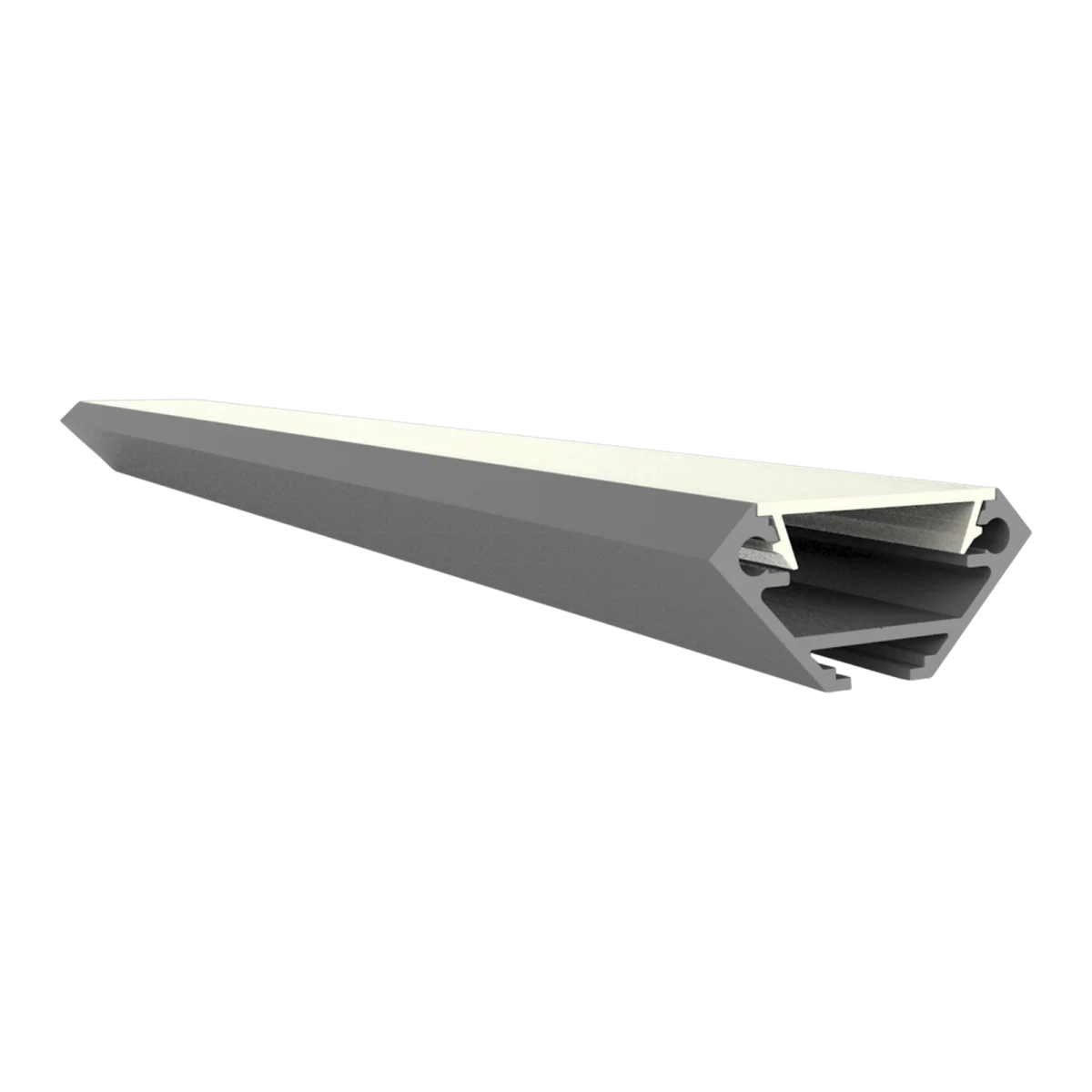 LED Eckprofil mit Kabelkanal 2m EXO-V2_14 (14 mm) – Aluminiumprofil für LED-Strips LED Eckprofil mit Kabelkanal 2m EXO-V2_14 (14 mm) – Aluminiumprofil für LED-Strips