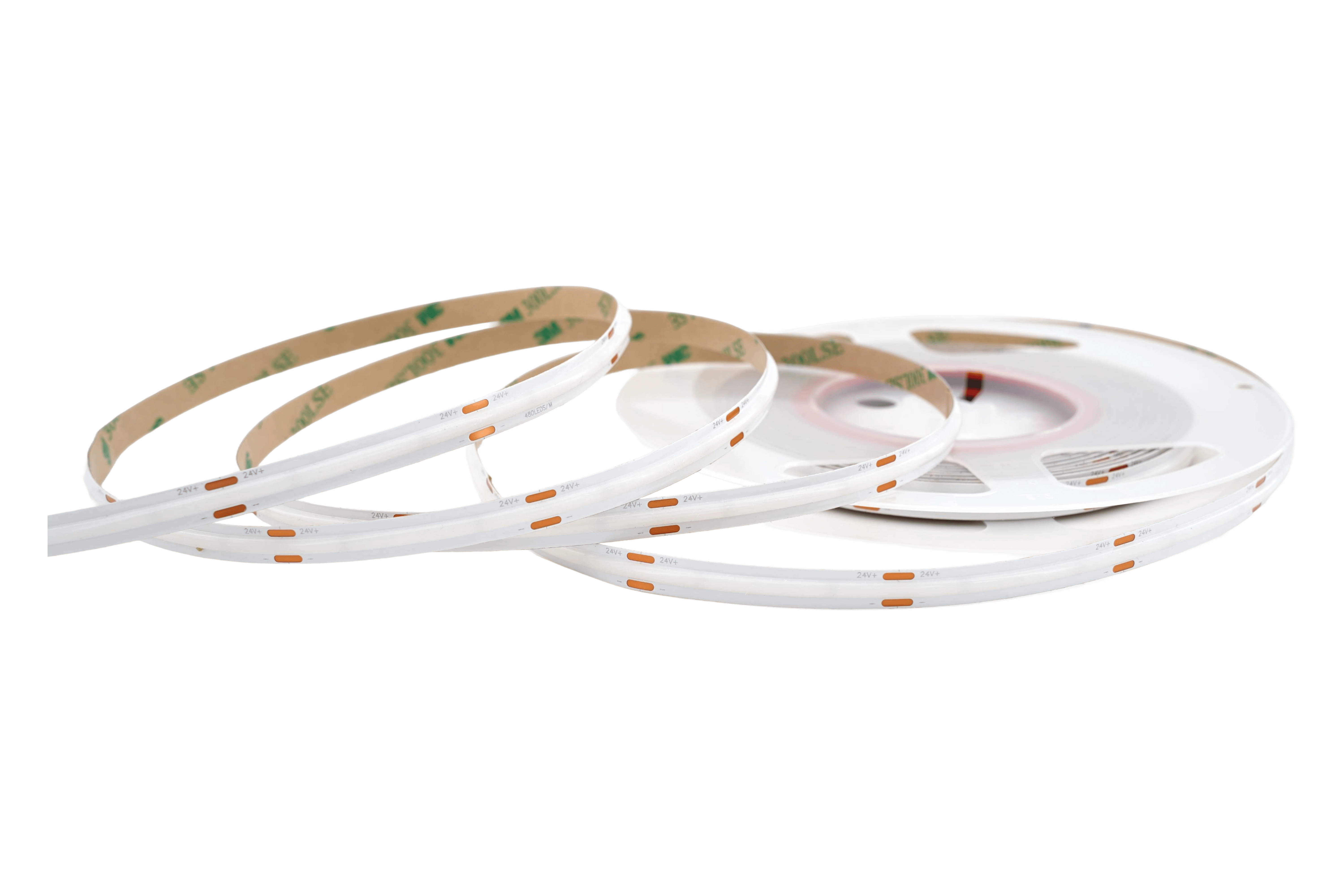 COB LED Streifen 24V – 480 LEDs/m – 8 mm – 10W/m – Grün – IP33 – homogener Lichtstreifen COB LED Streifen 24V – 480 LEDs/m – 8 mm – 10W/m – Grün – IP33 – homogener Lichtstreifen