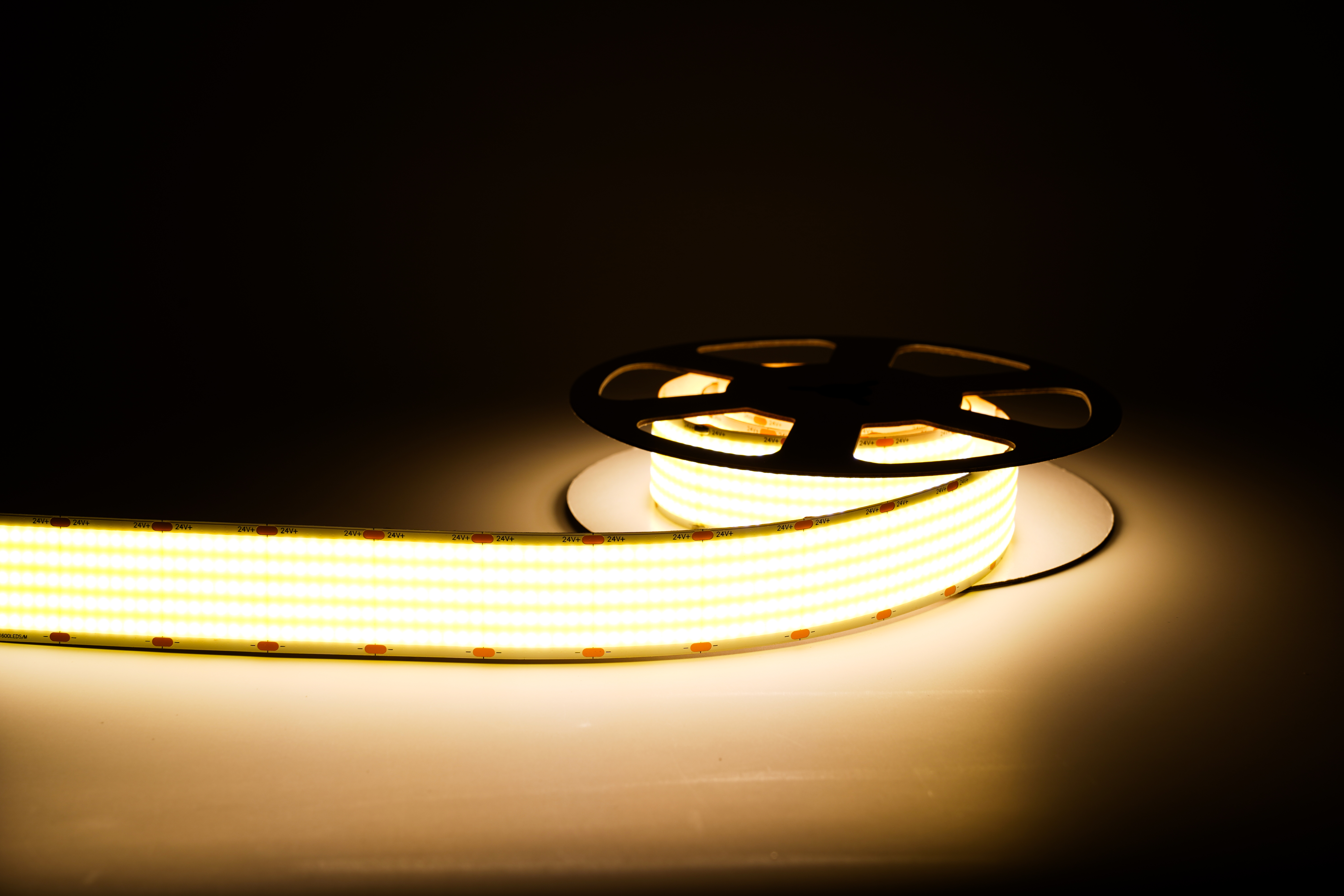 COB LED-Streifen 30 mm – Ultrahell 1600 LEDs/m, 24 V, 40 W/m, 4800 lm/m, IP33 – Bild 4