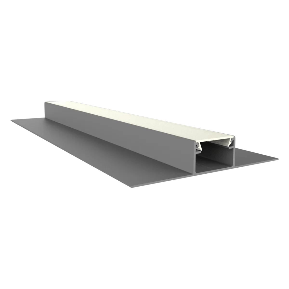 PC45-16 FLAT Abdeckung 2 m – für LED Profil Exo-F1/F1H/F2/N1/N2/T3/T3H/T5/V2 | schwarz – Bild 4