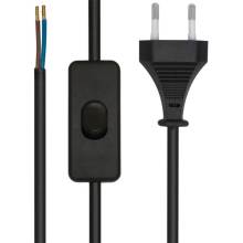 Netzkabel mit Eurostecker und Schalter - 2m Netzkabel mit Eurostecker und Schalter - 2m