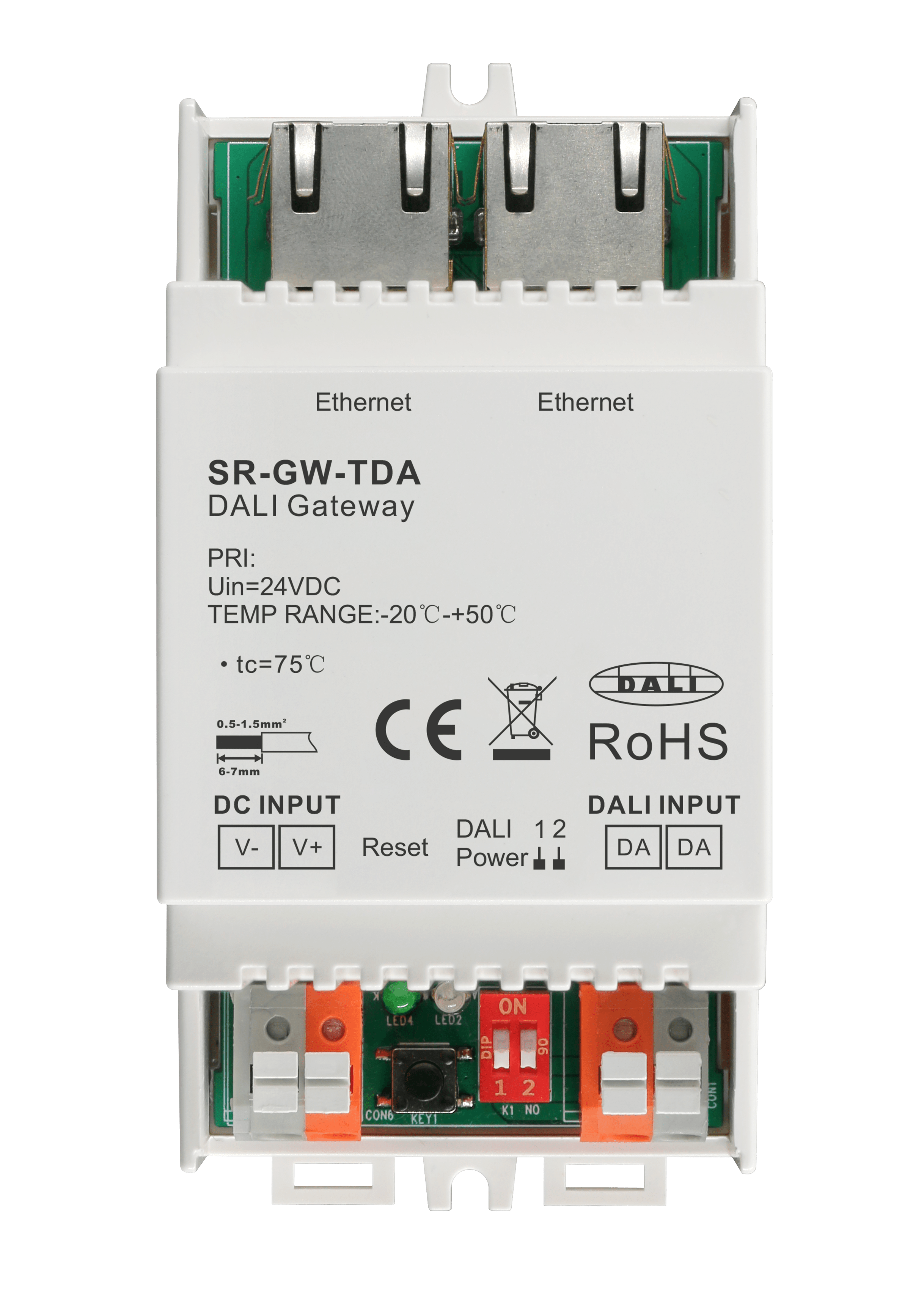 SR-GW-TDA TUYA DALI Gateway - App-gesteuerter DALI-Controller mit integriertem Netzteil SR-GW-TDA TUYA DALI Gateway - App-gesteuerter DALI-Controller mit integriertem Netzteil