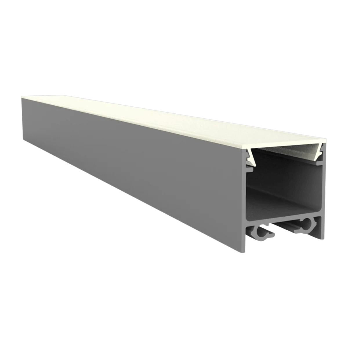 Hohes LED Alu Aufbauprofil 2m EXO-N2_16 (16 mm) –| Aluminiumprofil für LED-Strips – Bild 3