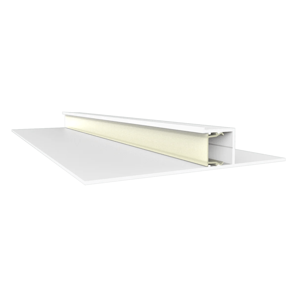 LED Trockenbauprofil mit Schattenfuge 2m EXO-T4_11 (11 mm) – Wallwasherprofil für LED-Strips – Bild 3