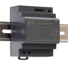 Mean Well HDR-100-24 – 24 V Hutschienen-Netzteil 92 W Mean Well HDR-100-24 – 24 V Hutschienen-Netzteil 92 W