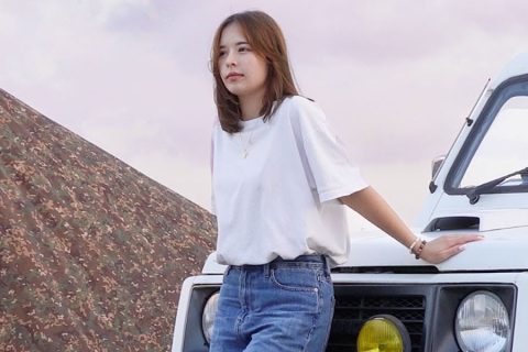 The One about Sela Channel camping with her dog in a tunnel air tent The One about Sela Channel camping with her dog in a tunnel air tent