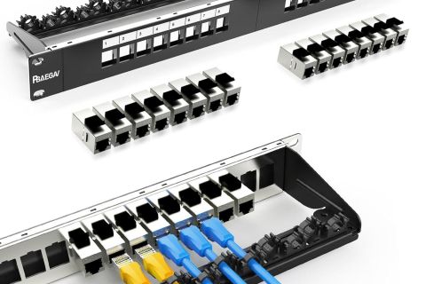 The One about the PBAEGAV 16 Port Shielded Fold Blank Keystone Patch Panel The One about the PBAEGAV 16 Port Shielded Fold Blank Keystone Patch Panel