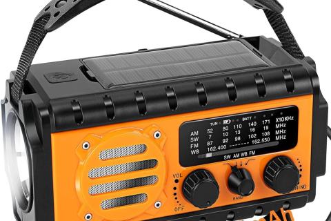 The One about the 74000mWh Emergency Radio with NOAA Weather Alert, Portable Hand Crank SW/AM/FM Survival Radio The One about the 74000mWh Emergency Radio with NOAA Weather Alert, Portable Hand Crank SW/AM/FM Survival Radio