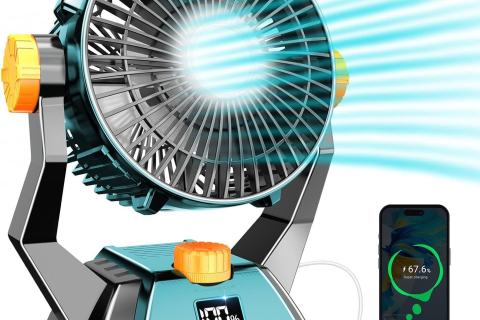 The One about the CRISLEX Portable Rechargeable Camping Fan The One about the CRISLEX Portable Rechargeable Camping Fan