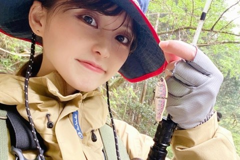 The One about Mina stream fishing for trout The One about Mina stream fishing for trout