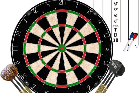 The One about the Regulation Bristle Dart Board Set The One about the Regulation Bristle Dart Board Set