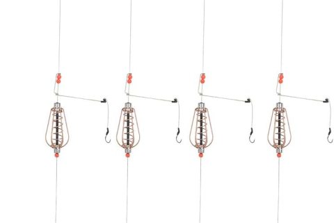 The One about the Life 4PCS Fishing Feeder Bait Cage, Fishing Lure Trap The One about the Life 4PCS Fishing Feeder Bait Cage, Fishing Lure Trap