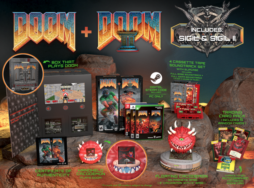 La estampado de $ 666 de Doom incluye la caja de juegos que, en sí misma, juega Doom La estampado de $ 666 de Doom incluye la caja de juegos que, en sí misma, juega Doom