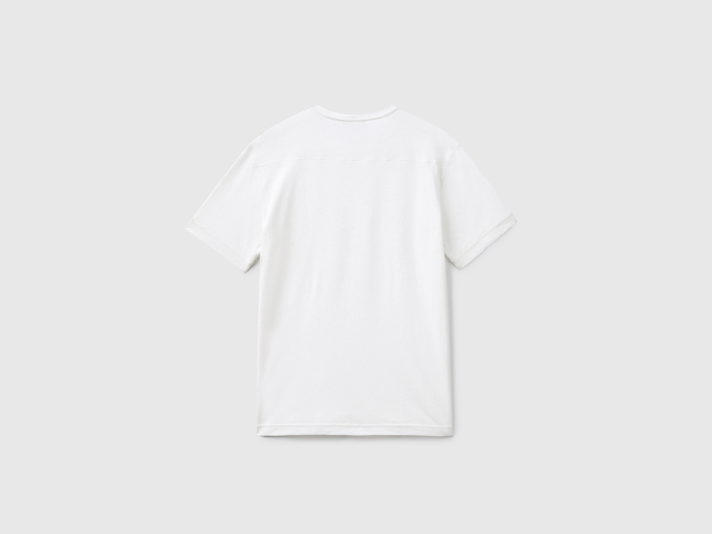 T-shirt en lin mélangé avec poche – Image 7