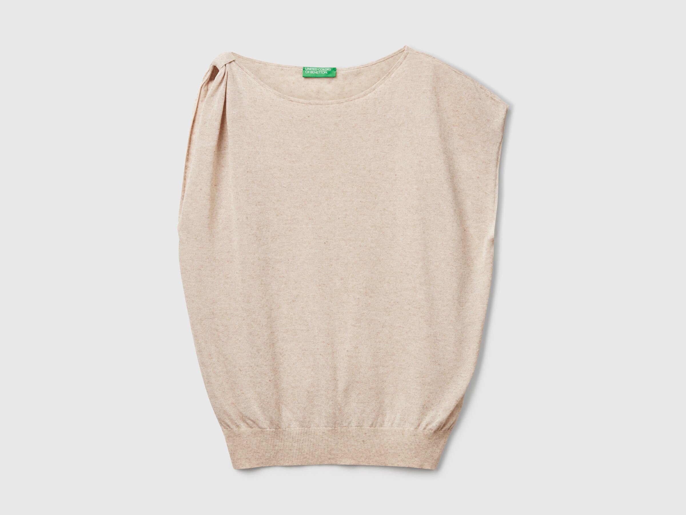 Pull asymétrique en lin mélangé – Image 3