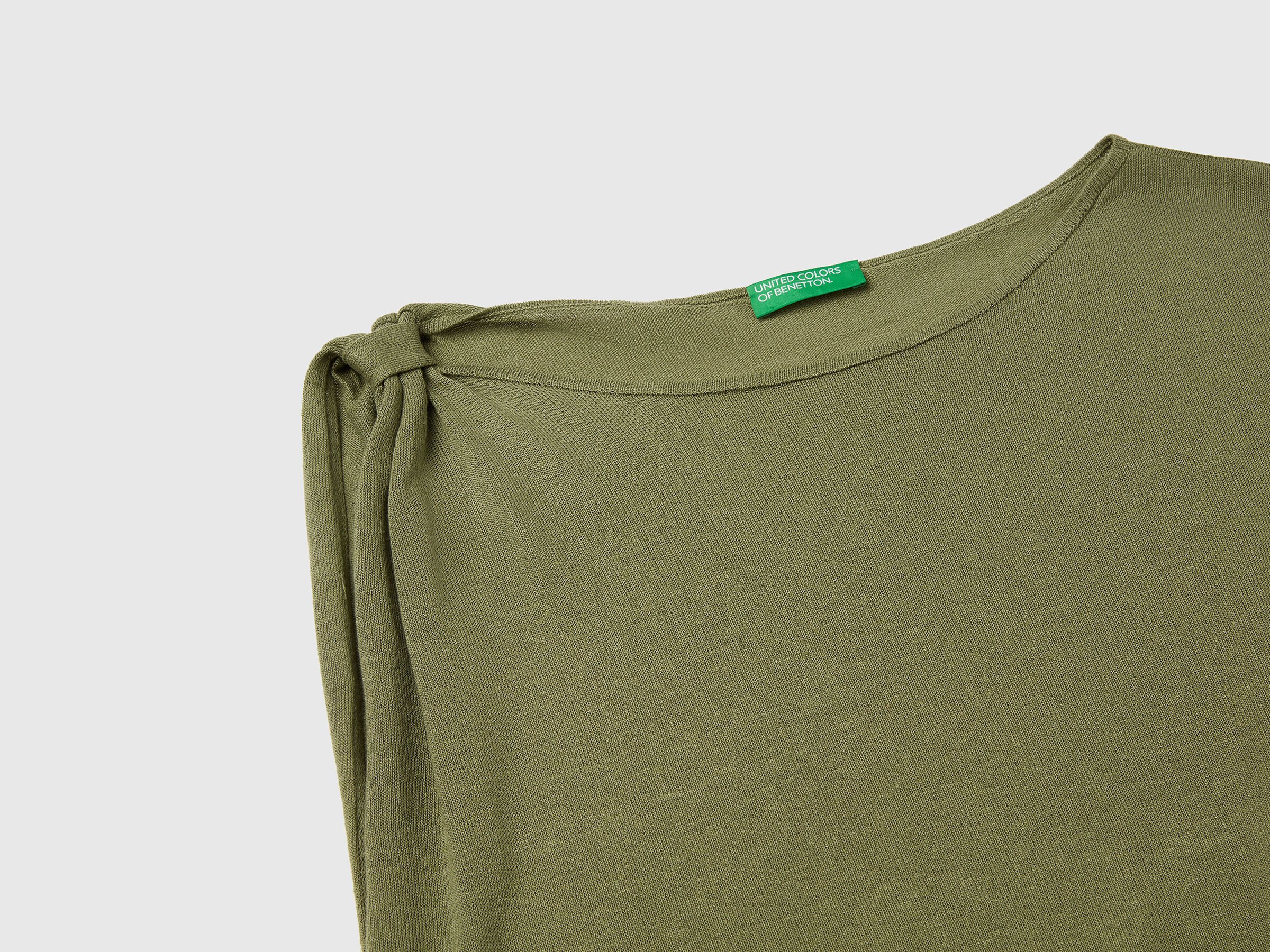 Pull asymétrique en lin mélangé – Image 6