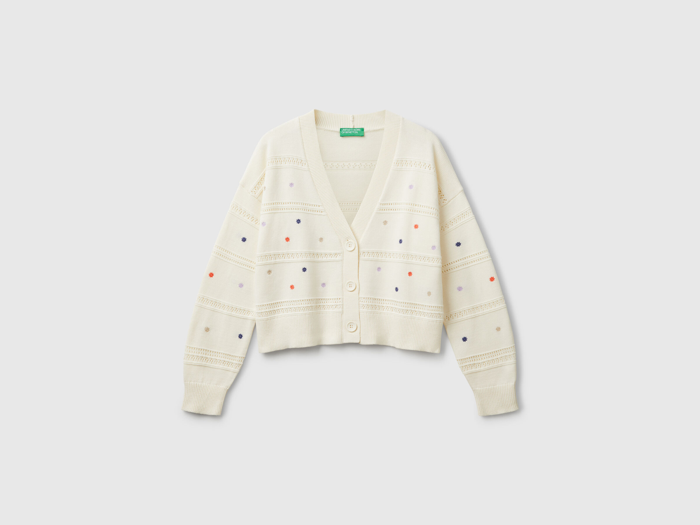 Cardigan à fleurs brodées – Image 3