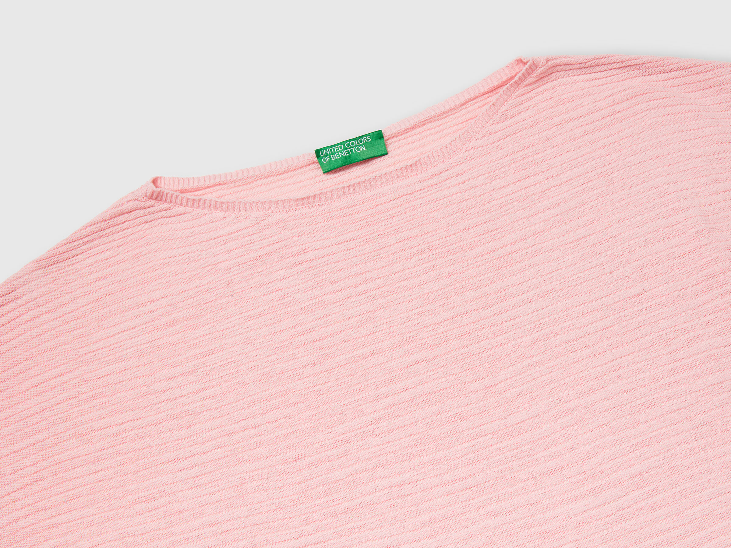 Pull en lin mélangé à manches 3/4 – Image 3