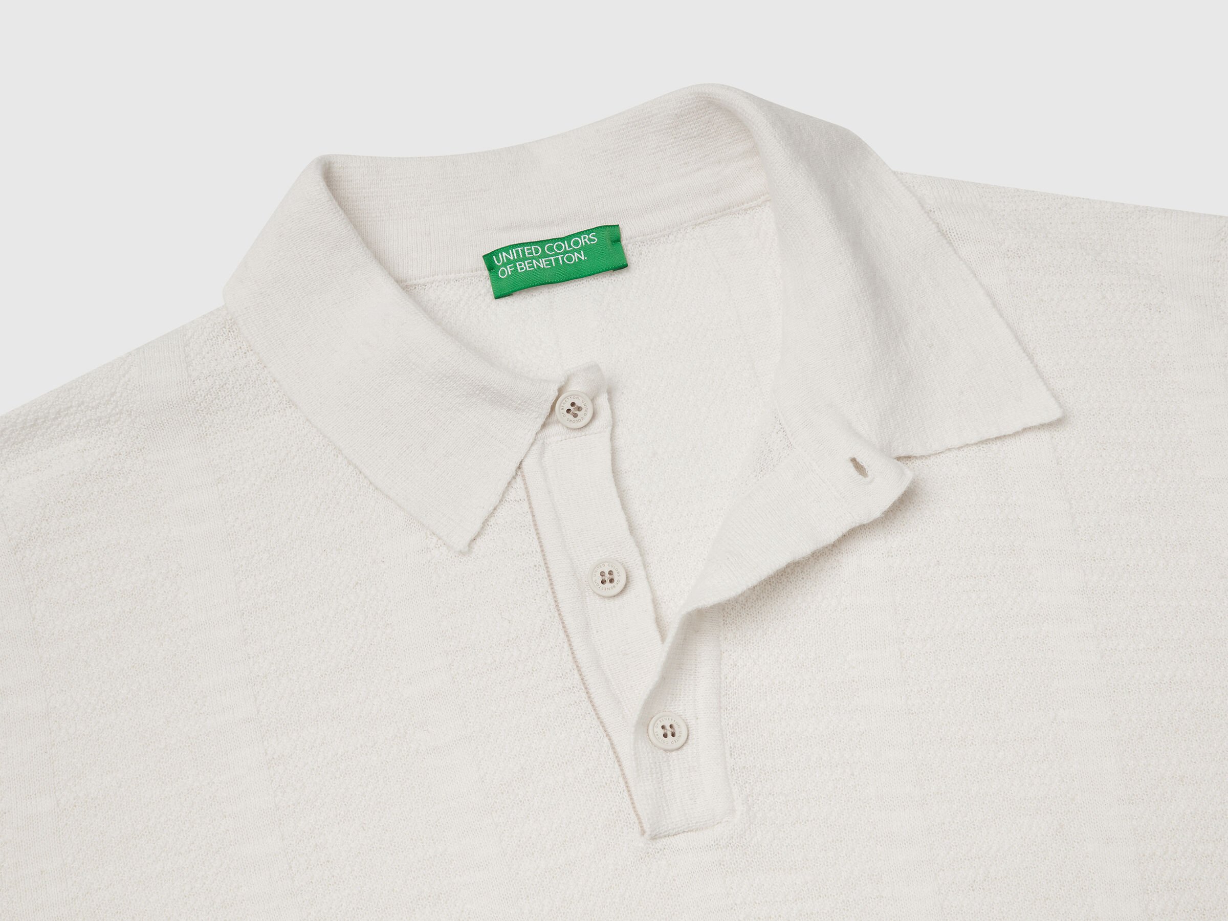 Polo en maille de lin mélangé – Image 5