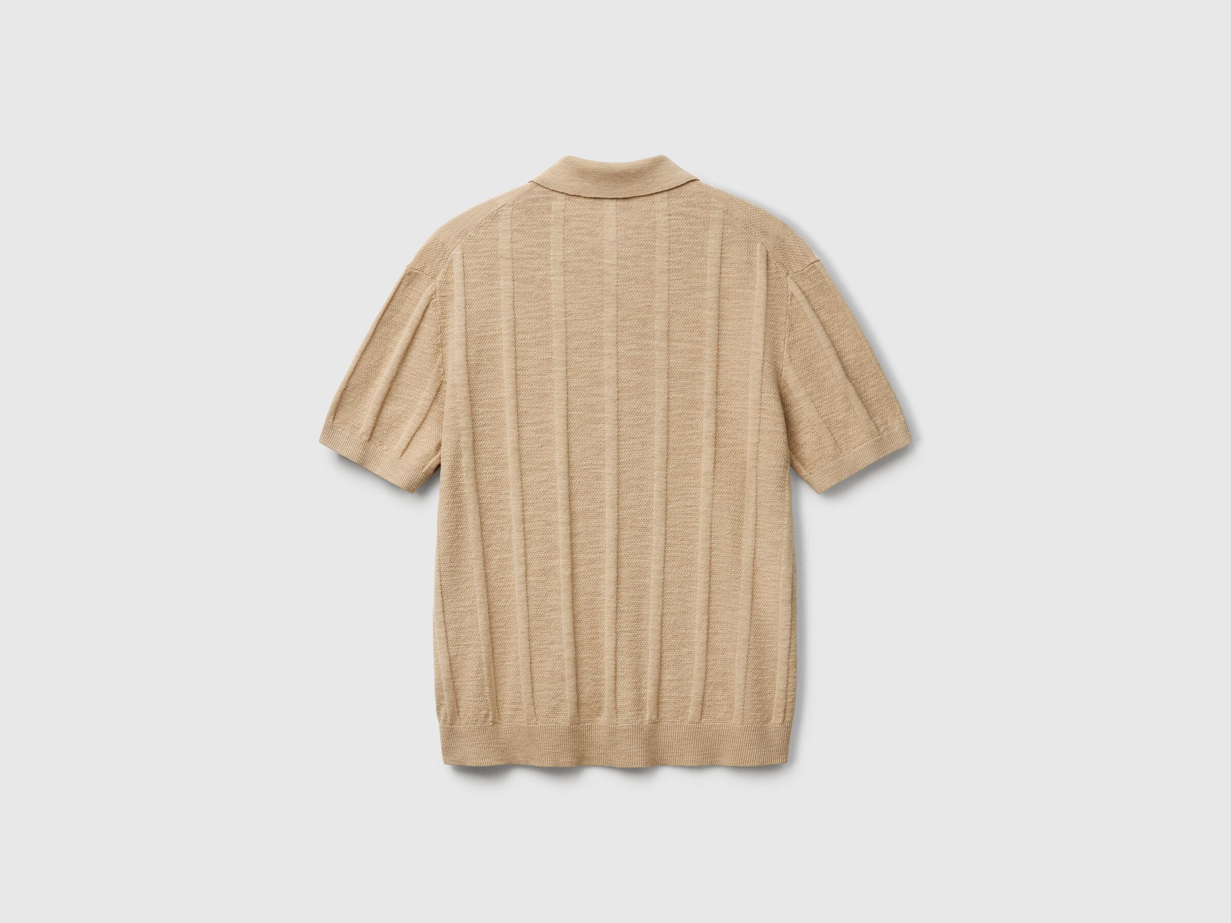 Polo en maille de lin mélangé – Image 4