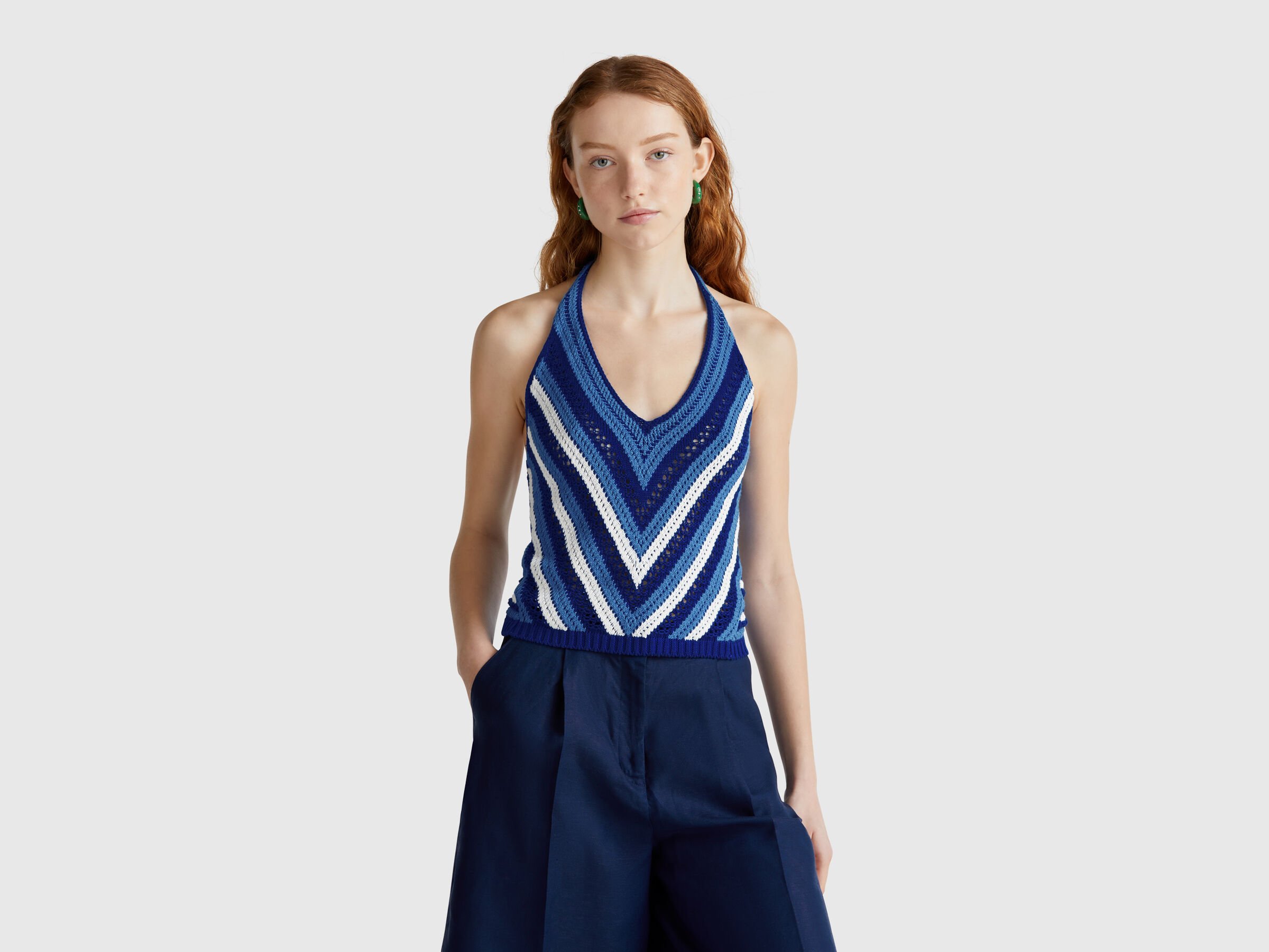 Haut rayé au crochet Haut rayé au crochet