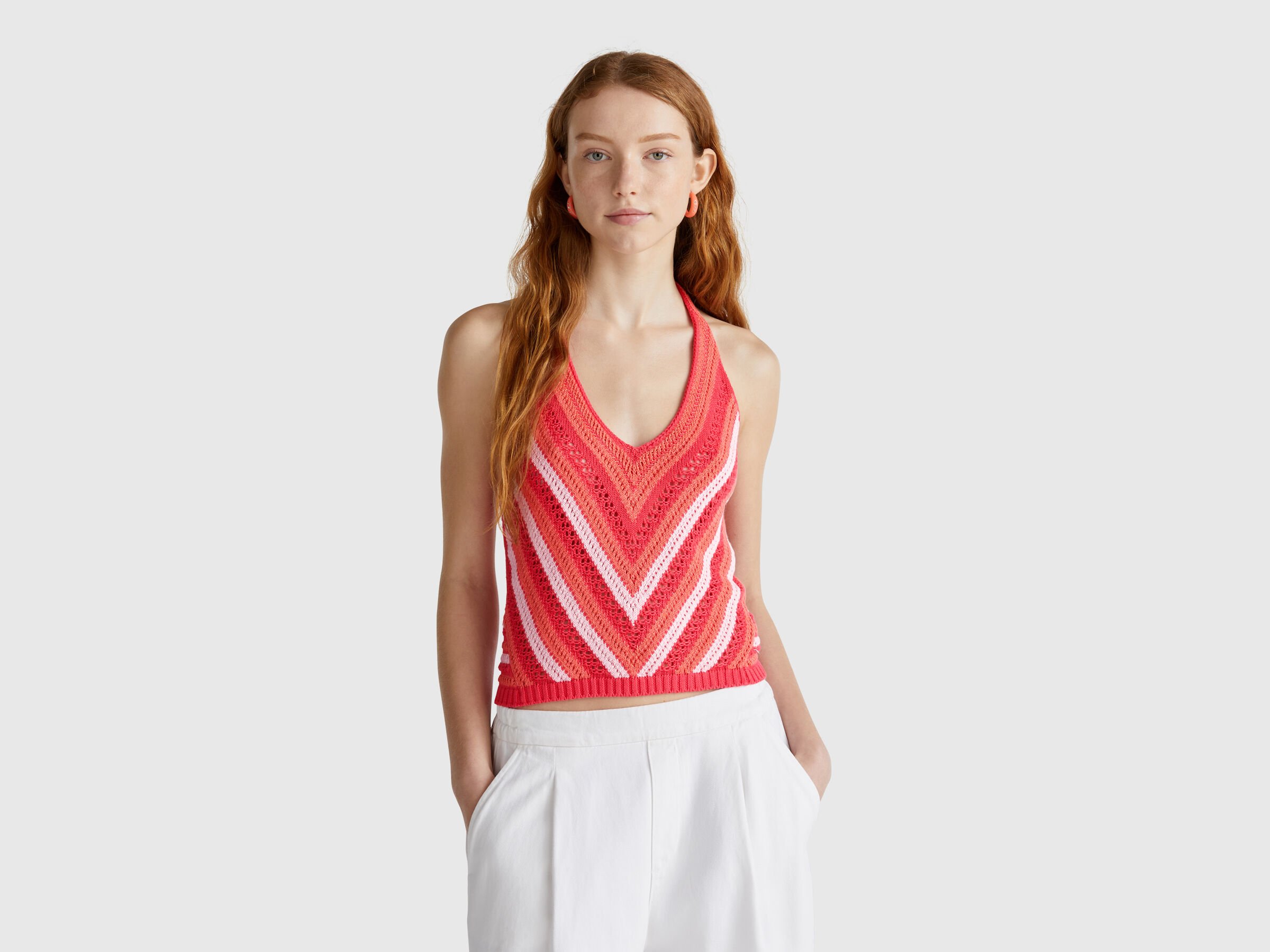 Haut rayé au crochet Haut rayé au crochet