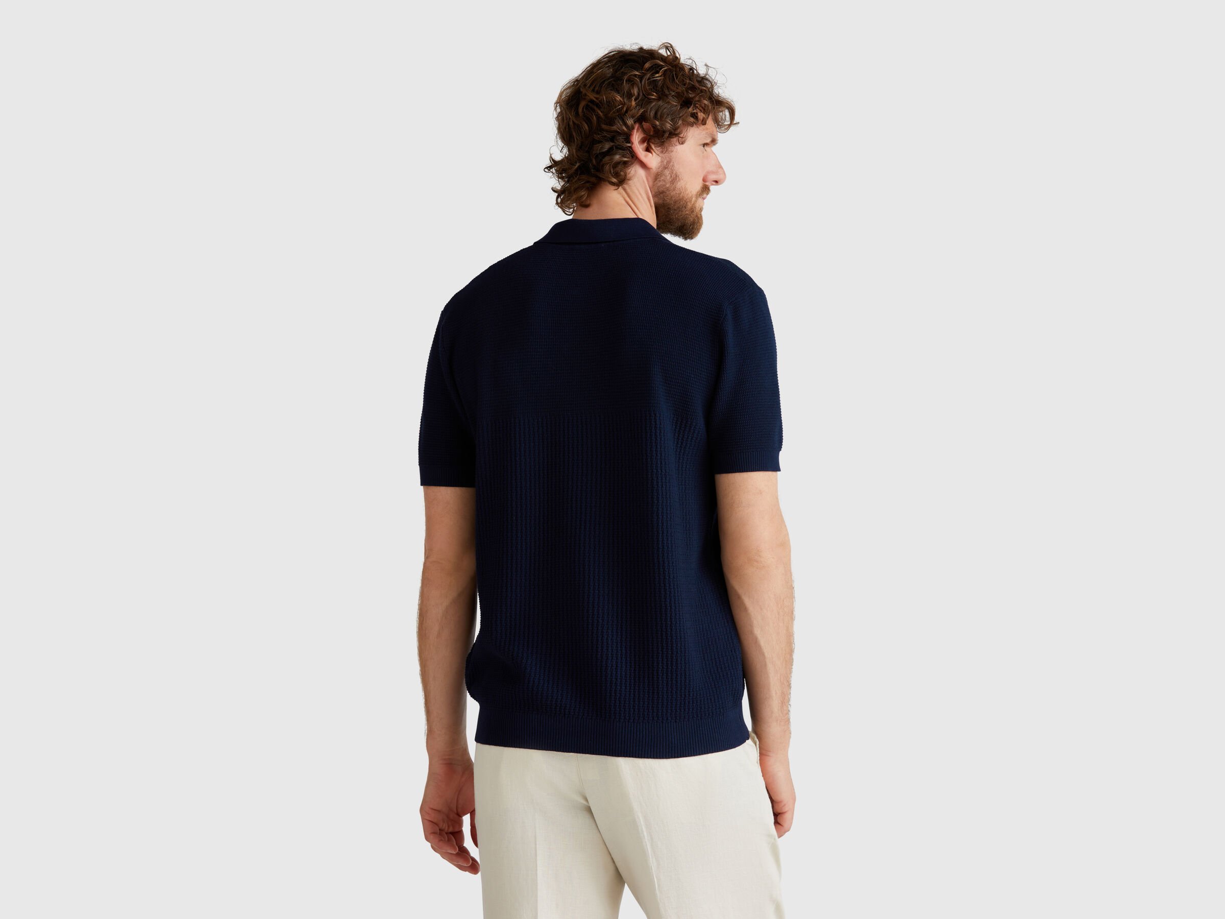 Polo tricoté à manches courtes – Image 2