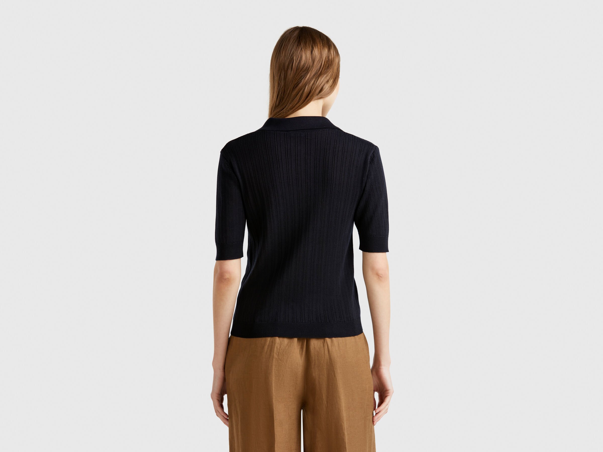 Polo tricoté à manches courtes – Image 2