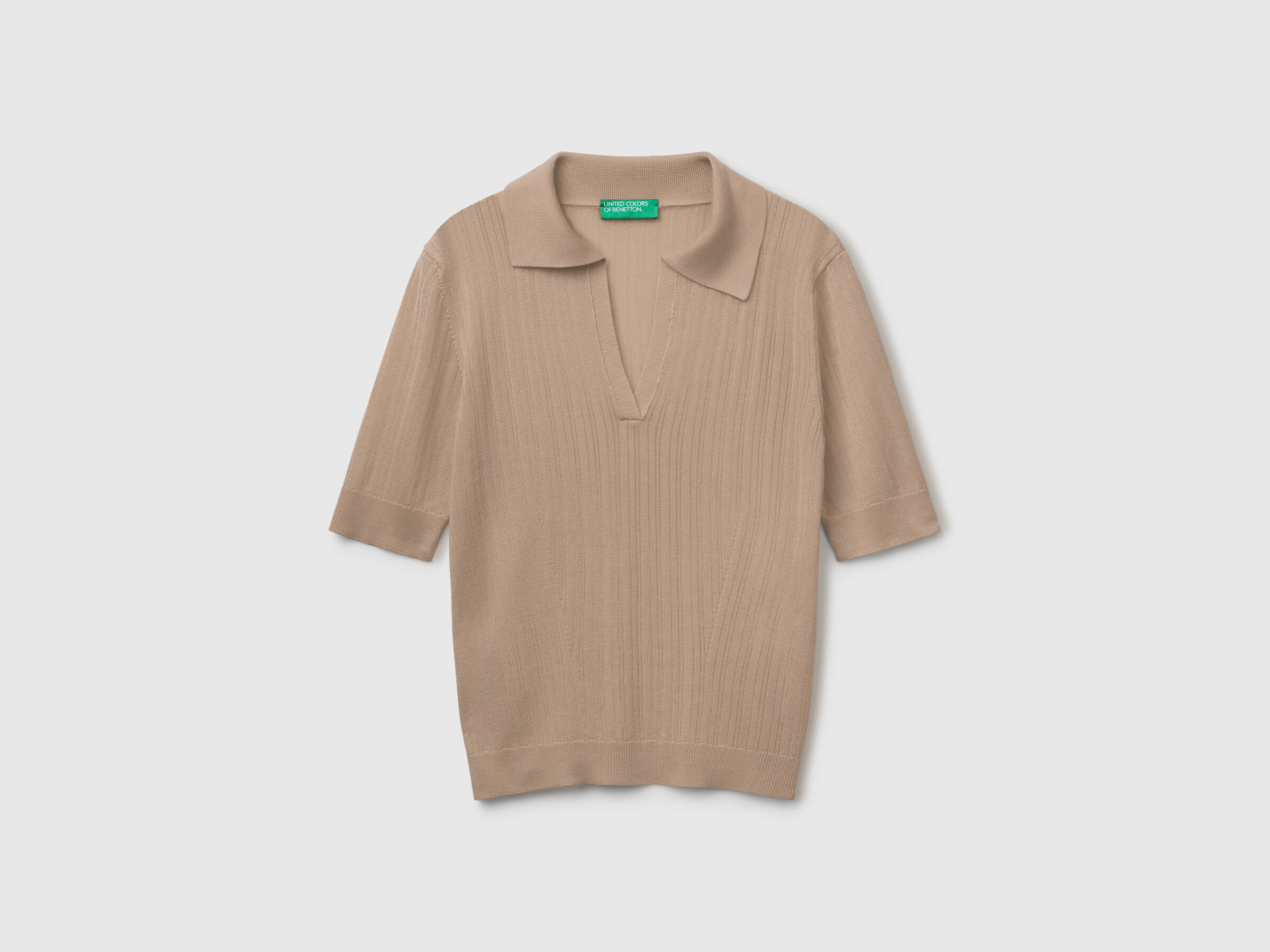 Polo tricoté à manches courtes Polo tricoté à manches courtes