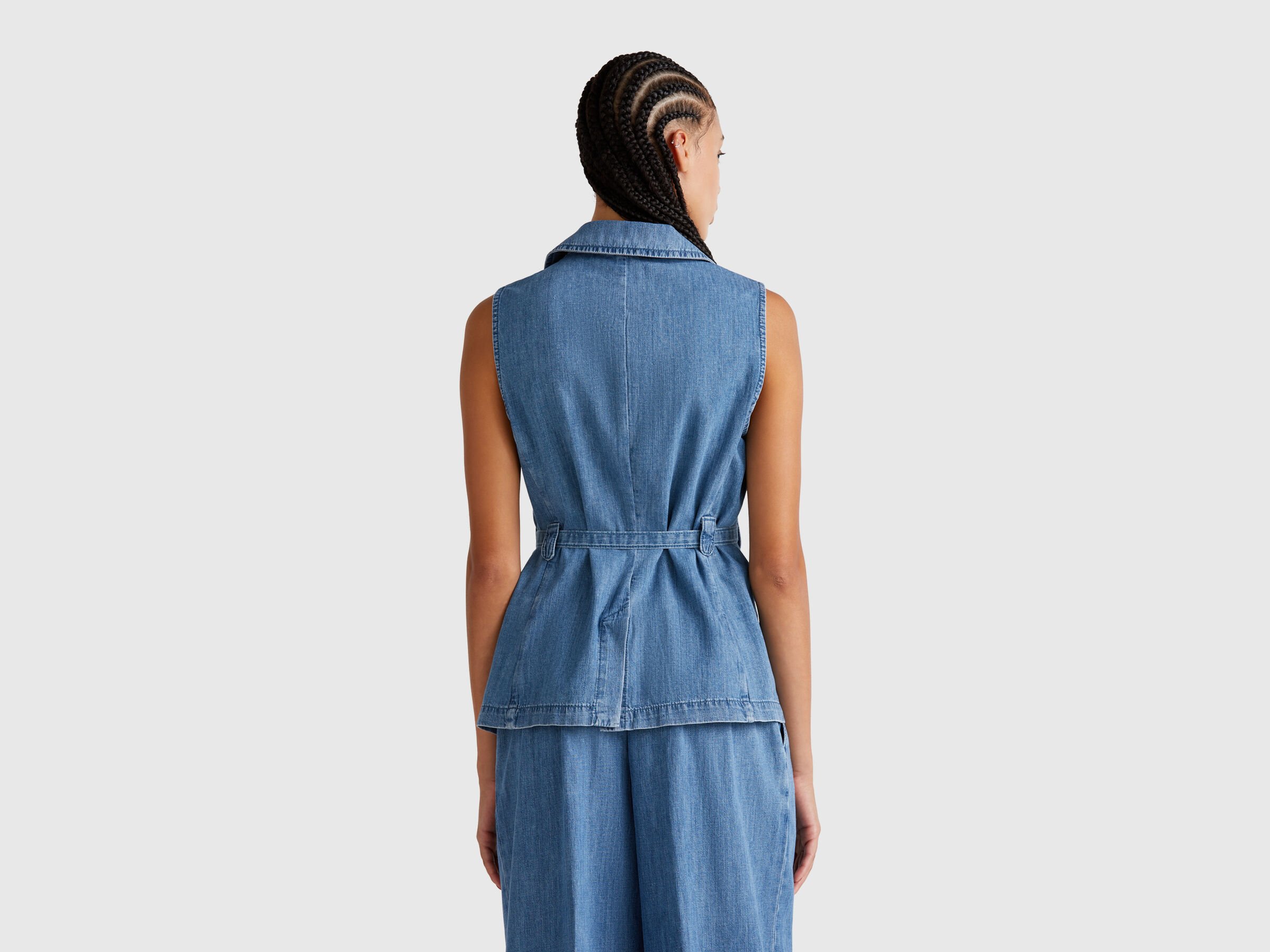 Gilet en chambray – Image 2