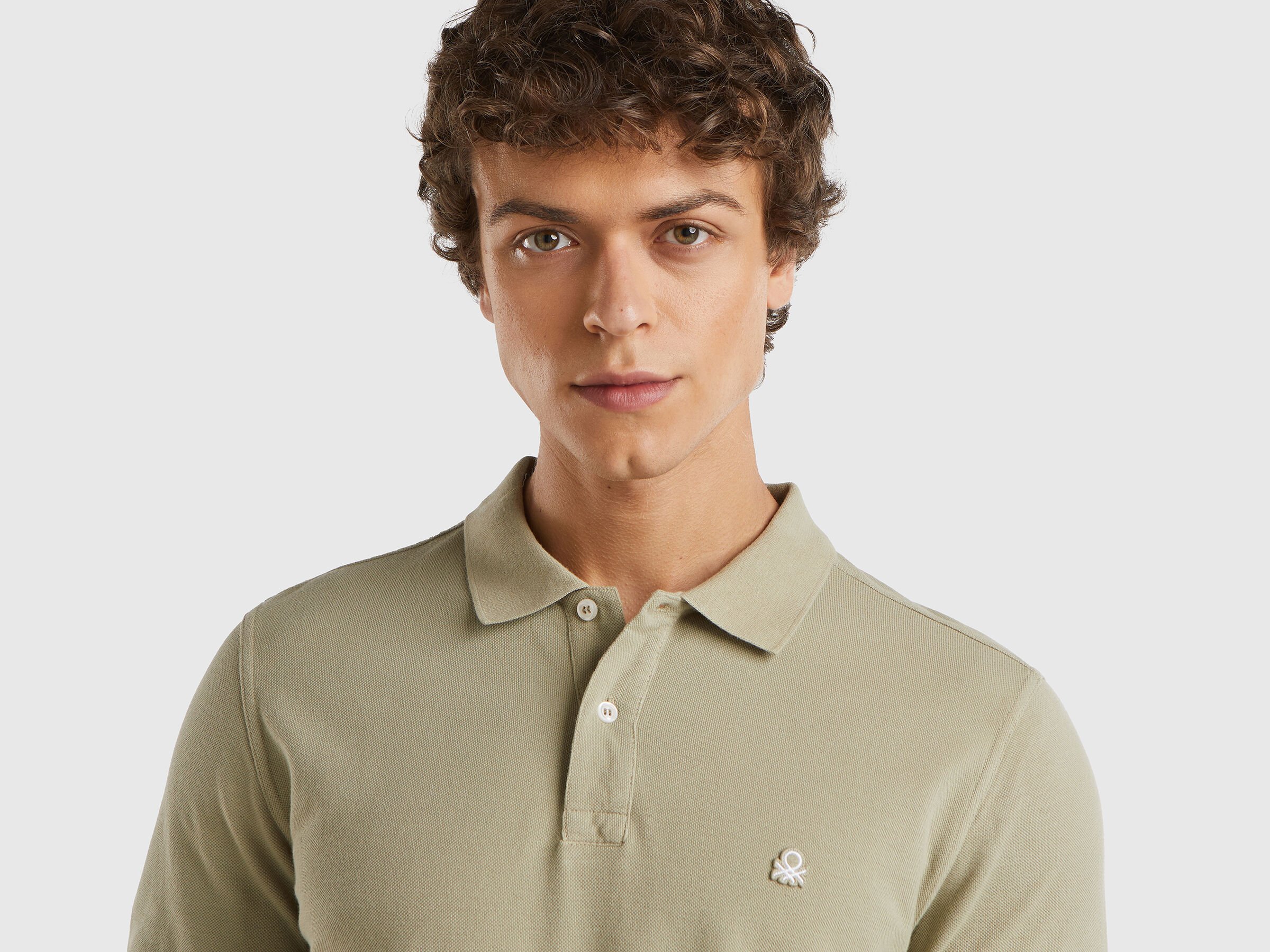 Polo regular vert sauge – Image 5