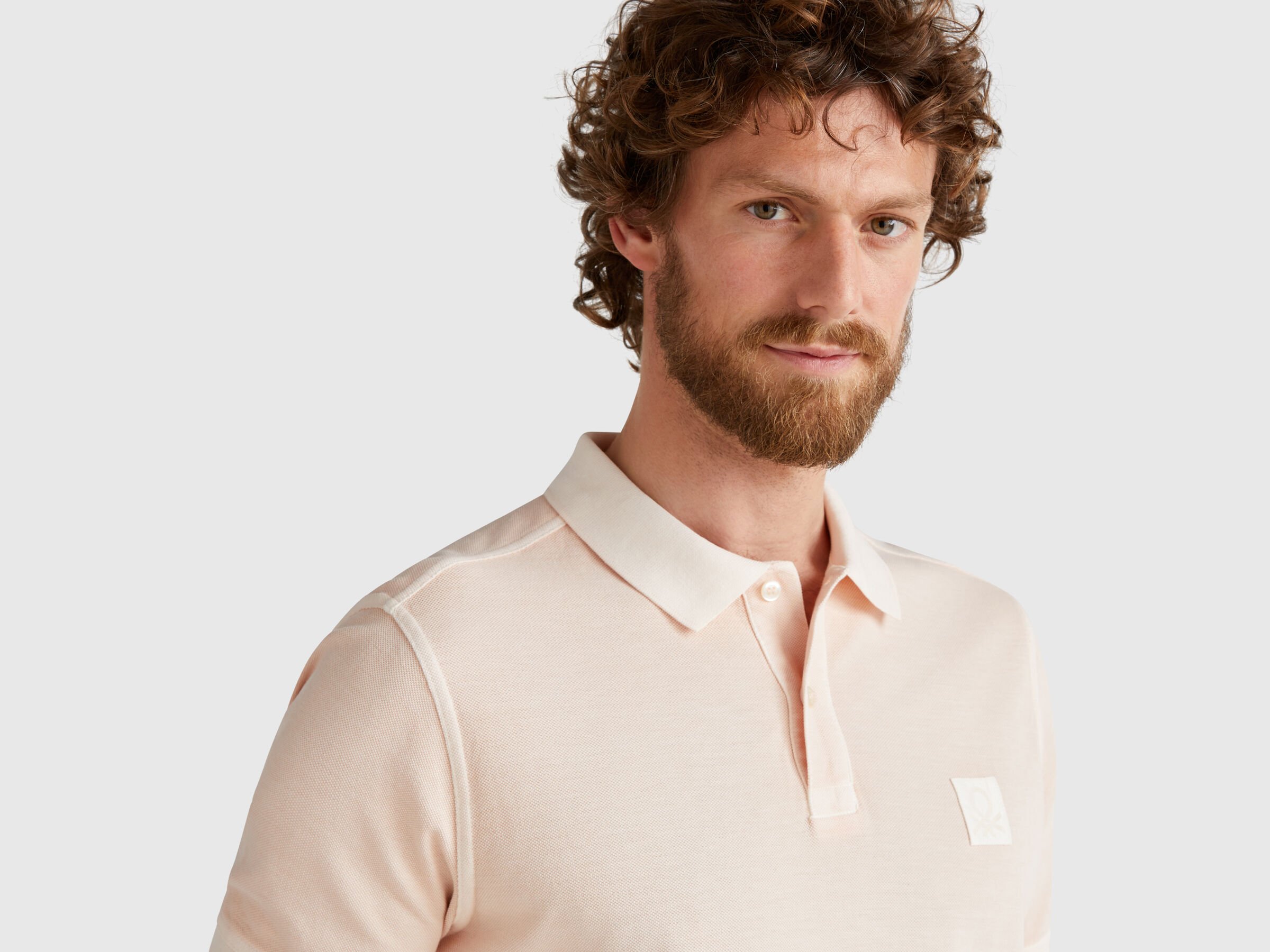 Polo rose poudré coupe classique – Image 5