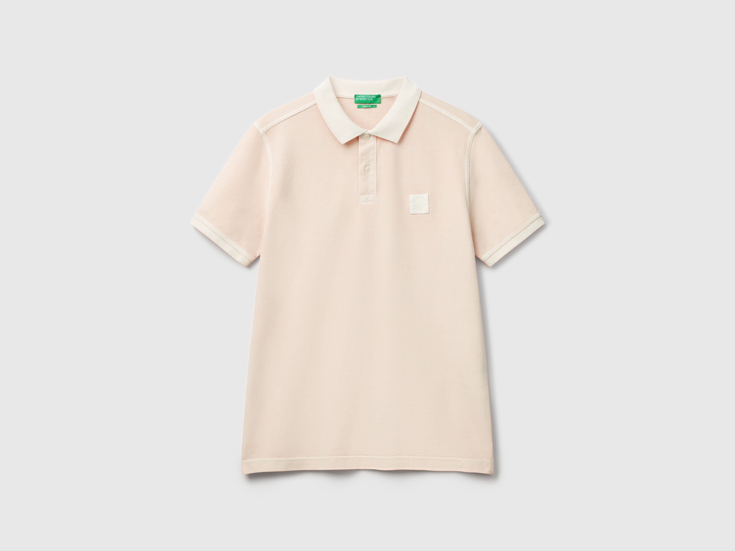 Polo rose poudré coupe classique – Image 3