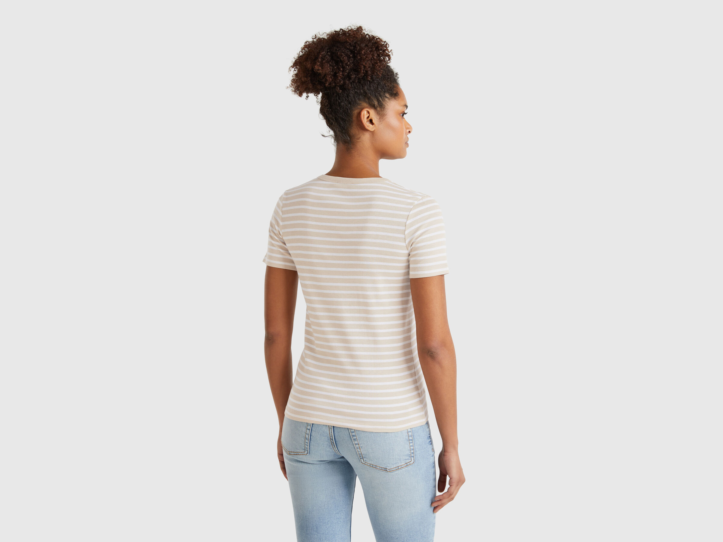 T-shirt rayé à col rond – Image 2