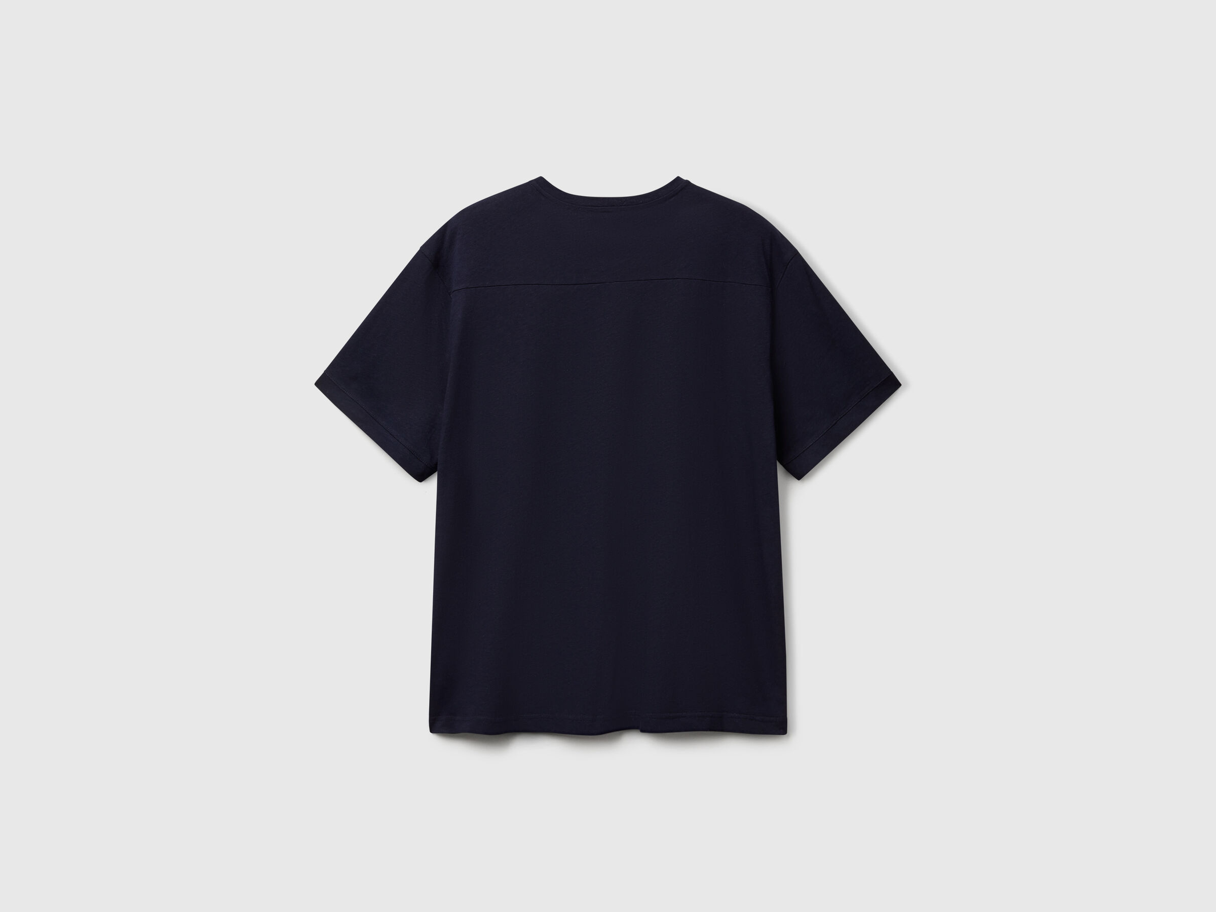 T-shirt en lin mélangé avec poche – Image 4