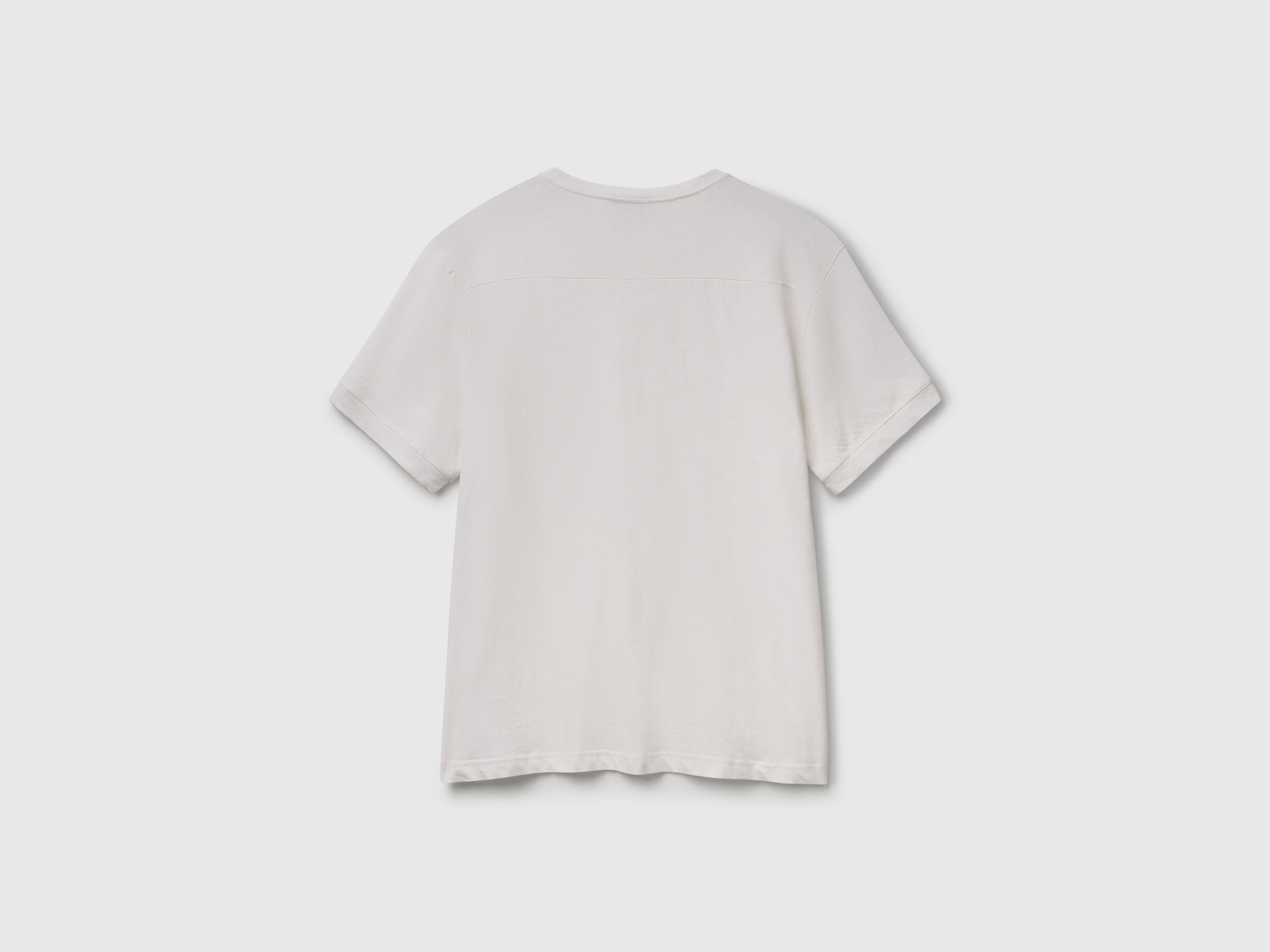 T-shirt en lin mélangé avec poche – Image 4