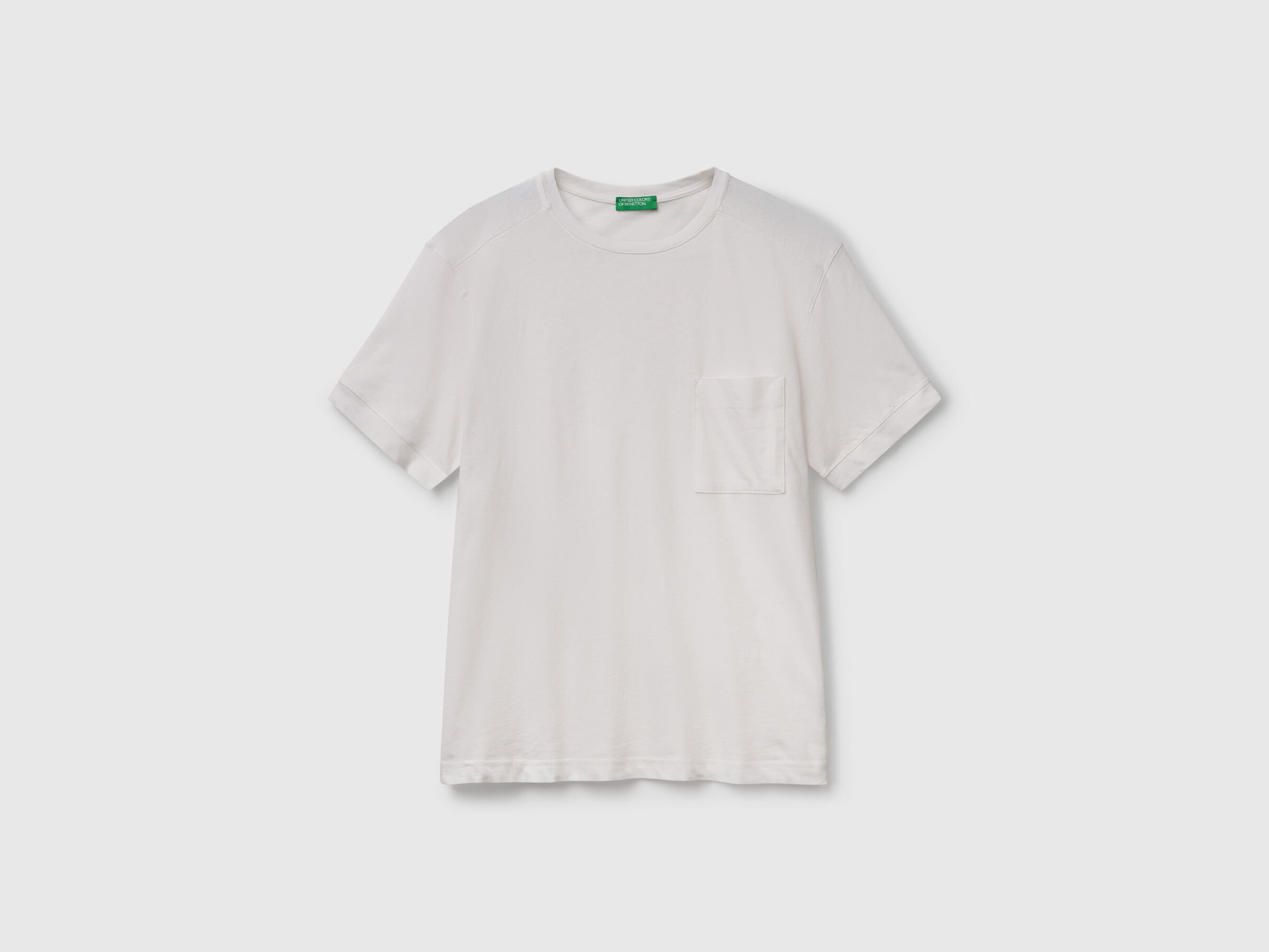 T-shirt en lin mélangé avec poche – Image 3